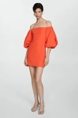 Vestido mangas abullonadas de Mango en Vestidos para argentina
