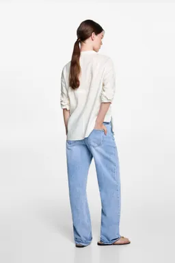 Camisa regular fit lino de Mango Teen en Camisas para argentina