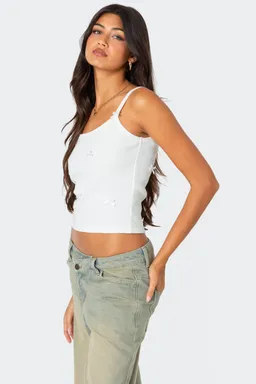 Musculosa lazo rib emilia de Edikted en Tops para argentina