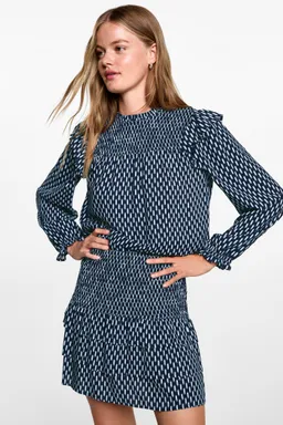 Blusa estampada con volantes de Mango Teen en Blusas para argentina