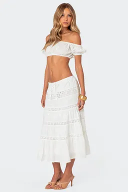 Crop top skye hombros descubiertos de Edikted en Tops para argentina