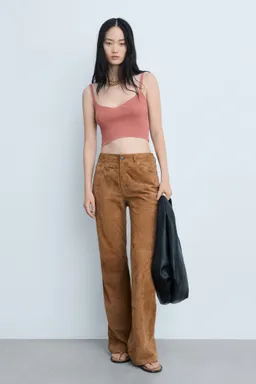 Top crop punto de Mango en Tops para argentina