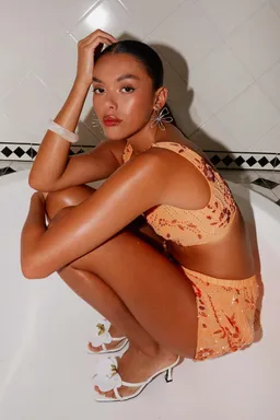 Bralette de lentejuelas mercer naranja de Peppermayo en Ropa Interior y Medias para argentina