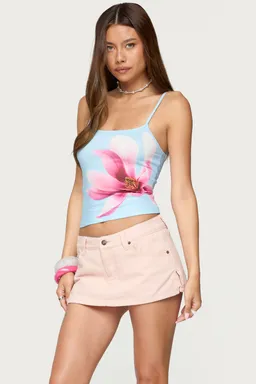 Musculosa ashe con flores de Edikted en Tops para argentina