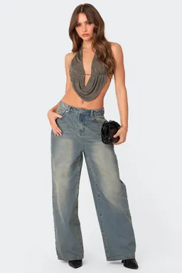 Crop top halter espalda descubierta de Edikted en Tops para argentina