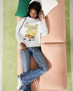 Remera bob esponja manga corta de Bershka en Remeras y Polos para argentina