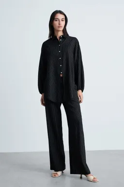 Pantalón recto rayas de Mango en Pantalones para argentina