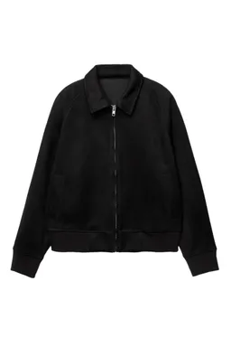 Campera efecto gamuza de Pull&Bear en Abrigos y Camperas para argentina