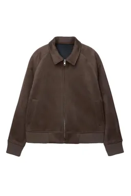 Campera efecto gamuza de Pull&Bear en Abrigos y Camperas para argentina