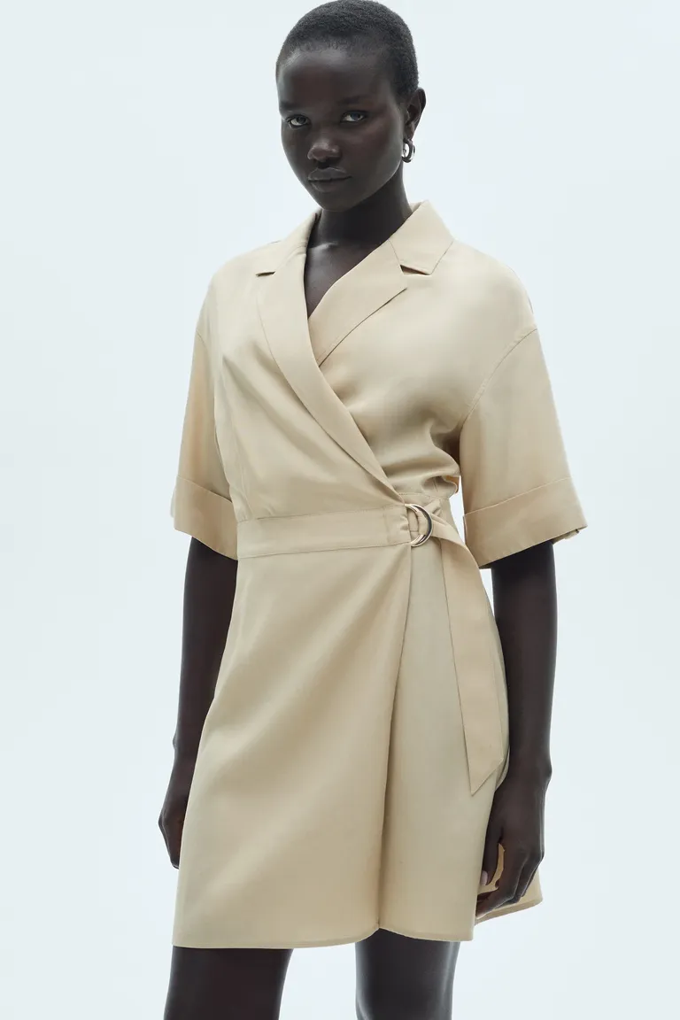 Vestido lyocell cinturón de Mango en Vestidos para argentina