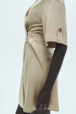 Vestido lyocell cinturón de Mango en Vestidos para argentina