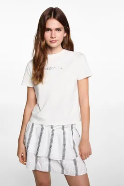 Remera estampada algodón de Mango Teen en Remeras para argentina