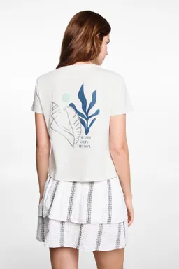 Remera estampada algodón de Mango Teen en Remeras para argentina
