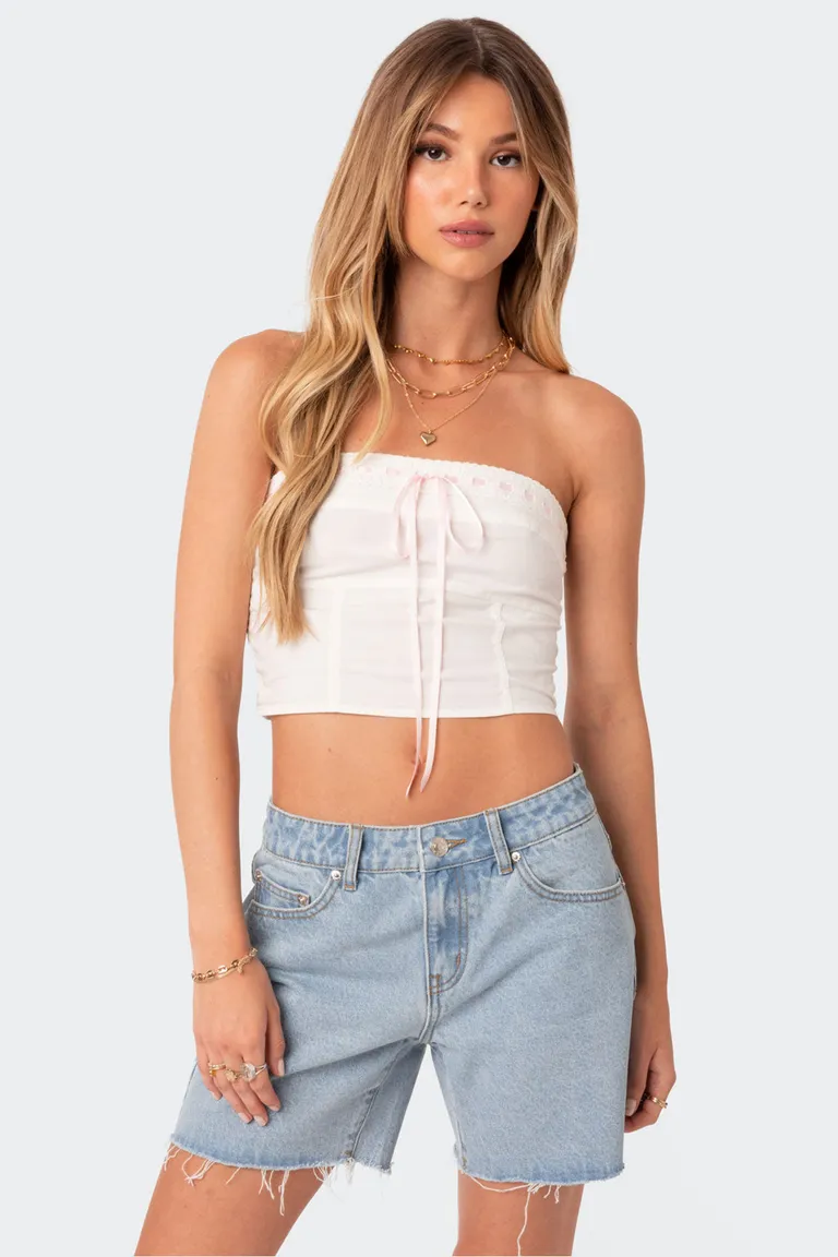 Top corset poplin de Edikted en Tops para argentina