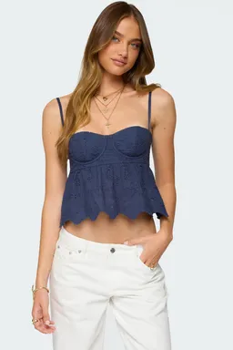 Corset con ojalillos emme de Edikted en Tops para argentina