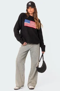 Sweater tejido usa oversized de Edikted en Buzos y Sweaters para argentina