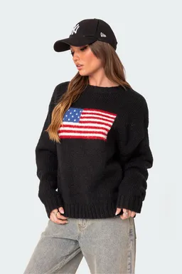 Sweater tejido usa oversized de Edikted en Buzos y Sweaters para argentina