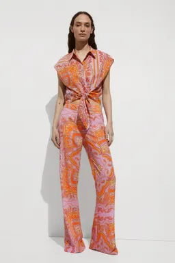 Camisa estampada con lazo de Mango en Camisas para argentina