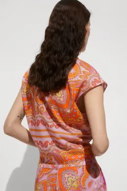 Camisa estampada con lazo de Mango en Camisas para argentina