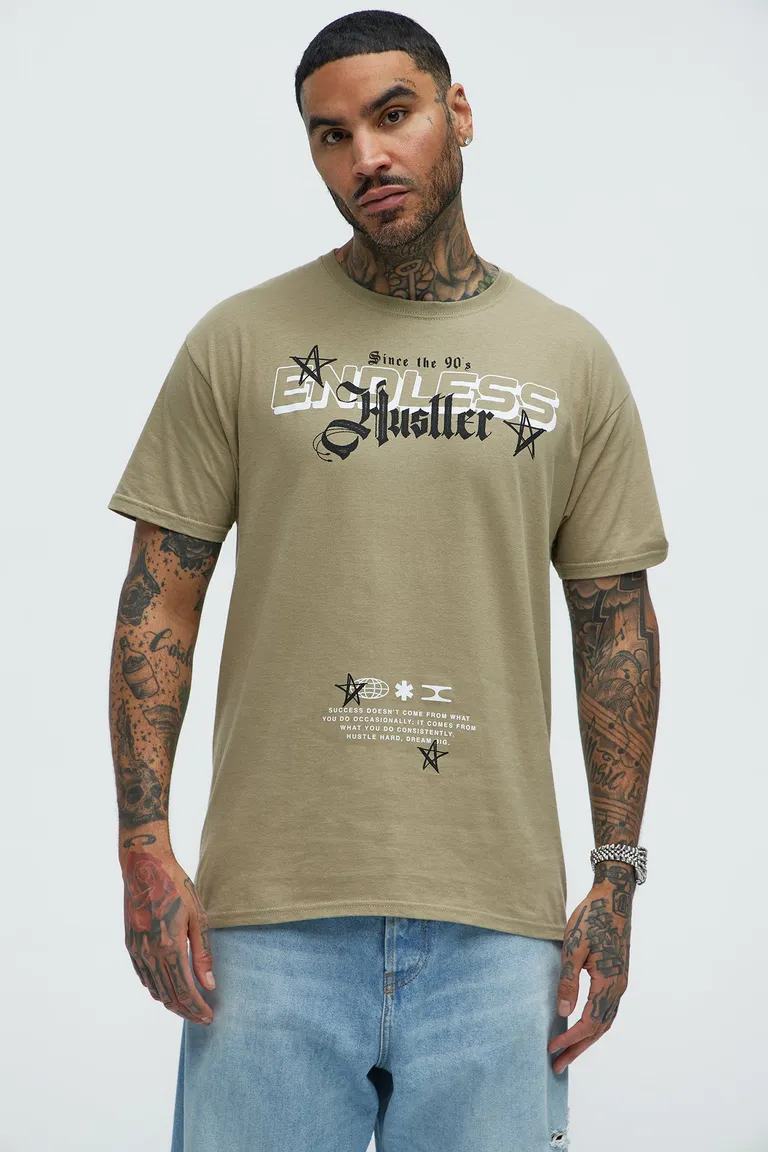 Remera manga corta infinito hustler de Fashion Nova en Remeras y Polos para argentina