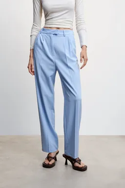 Pantalón recto rayas de Mango en Pantalones para argentina