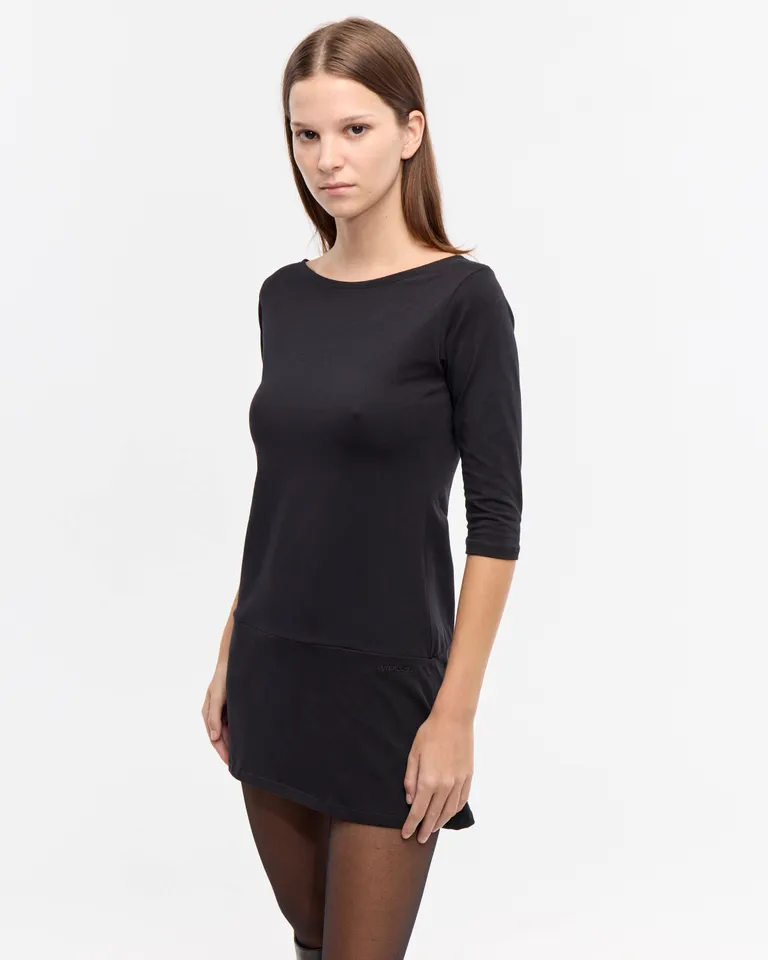 Vestido corto de cuello bote con mangas tres cuartos de calce regular para mujer de Ay Not Dead en Vestidos para argentina