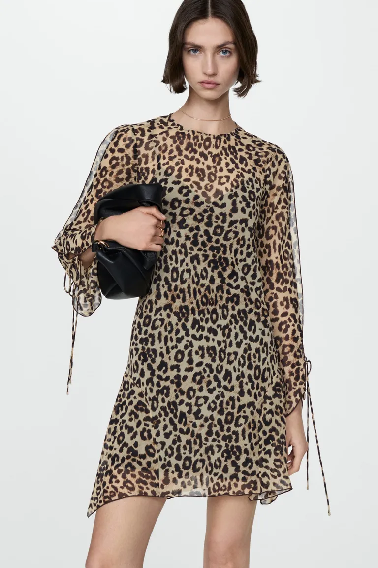 Vestido corto leopardo de Mango en Vestidos para argentina