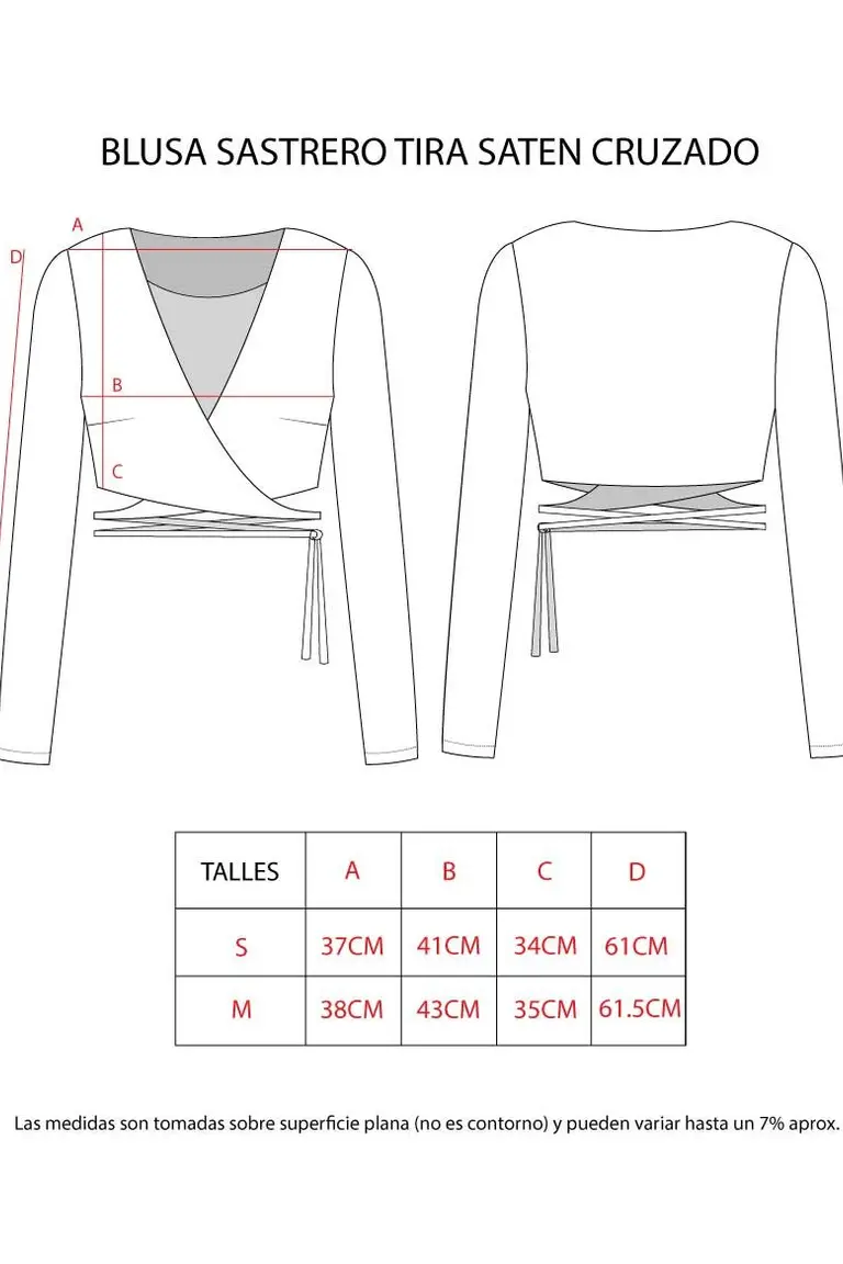 Blusa cruzada elegante de Design Plus en Blusas para argentina