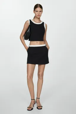 Top tweed corto de Mango en Tops para argentina