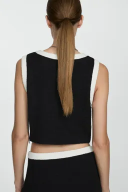 Top tweed corto de Mango en Tops para argentina