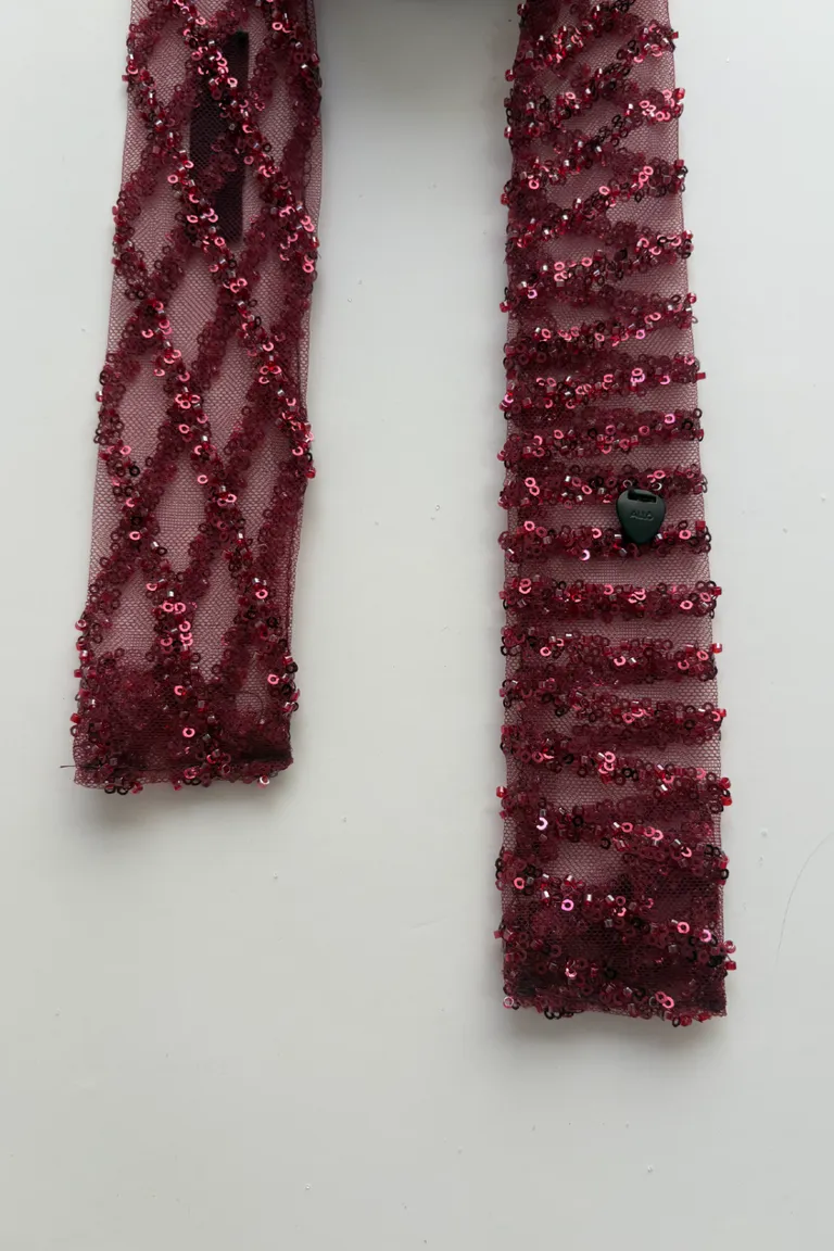 Lazo decorativo aterciopelado con diseño exclusivo hecho a mano de Allo Martinez en Bijouterie para argentina