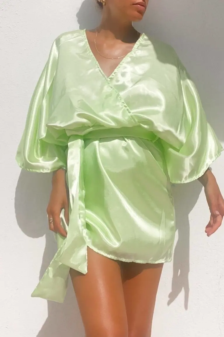 Vestido con Lazo de Flor Gagliani en Vestidos para argentina