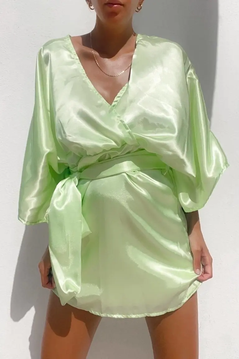 Vestido con Lazo de Flor Gagliani en Vestidos para argentina