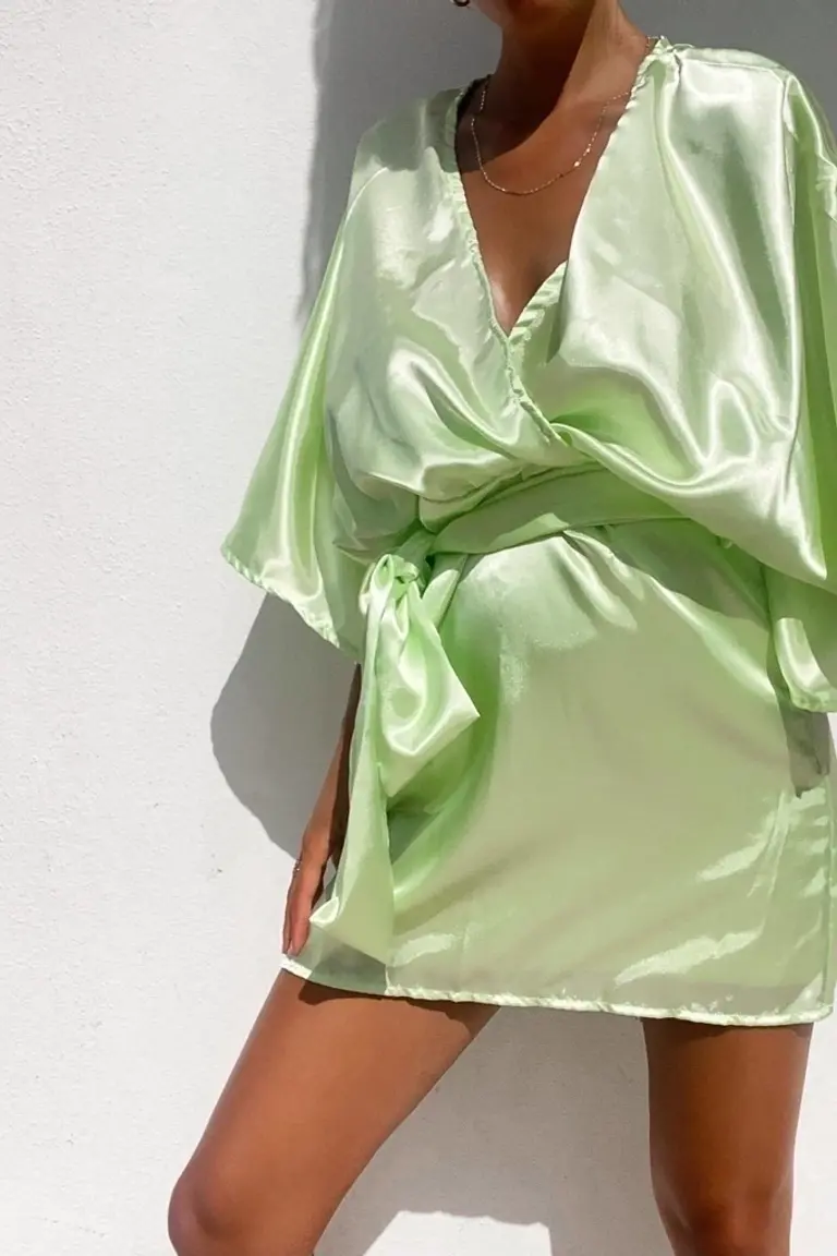 Vestido con Lazo de Flor Gagliani en Vestidos para argentina