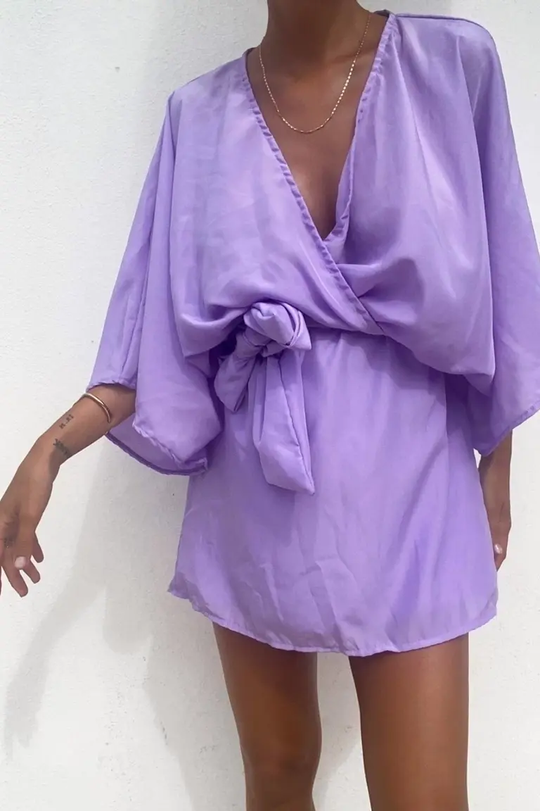 Vestido con Lazo de Flor Gagliani en Vestidos para argentina