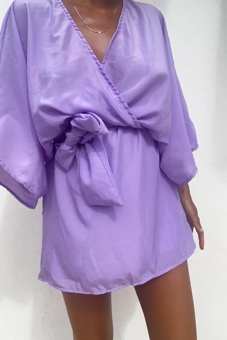 Vestido con Lazo de Flor Gagliani en Vestidos para argentina