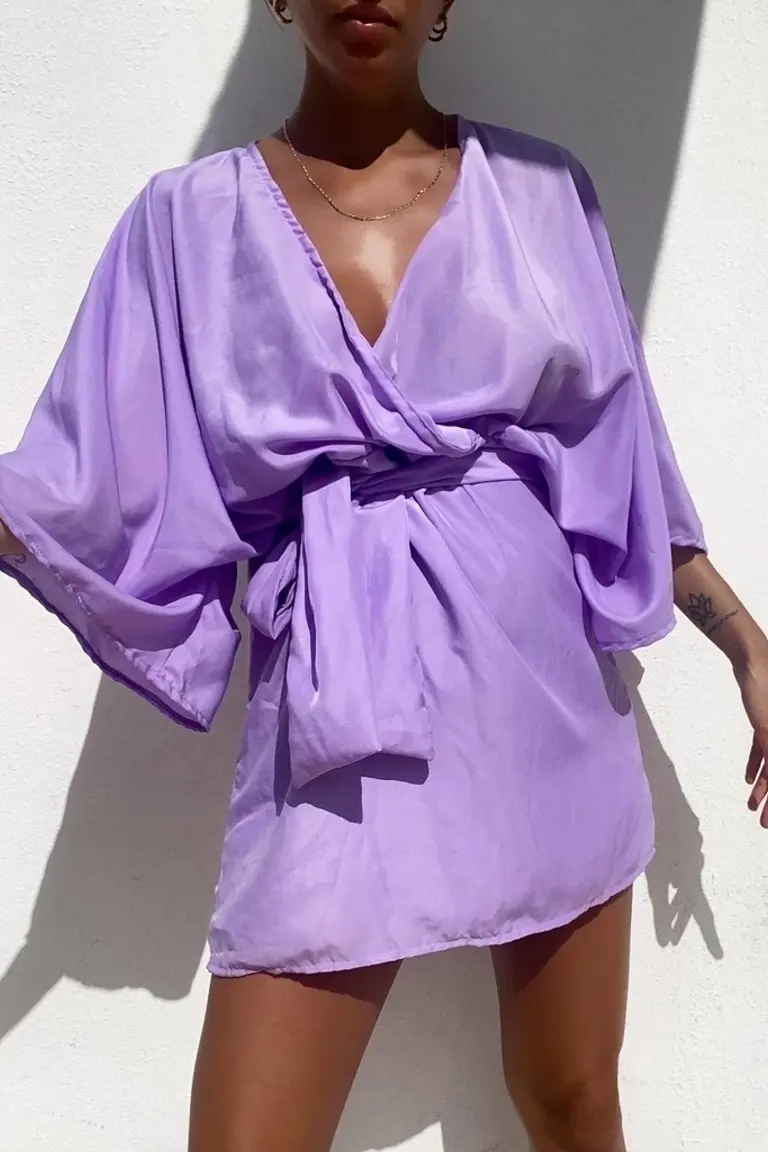 Vestido con Lazo de Flor Gagliani en Vestidos para argentina