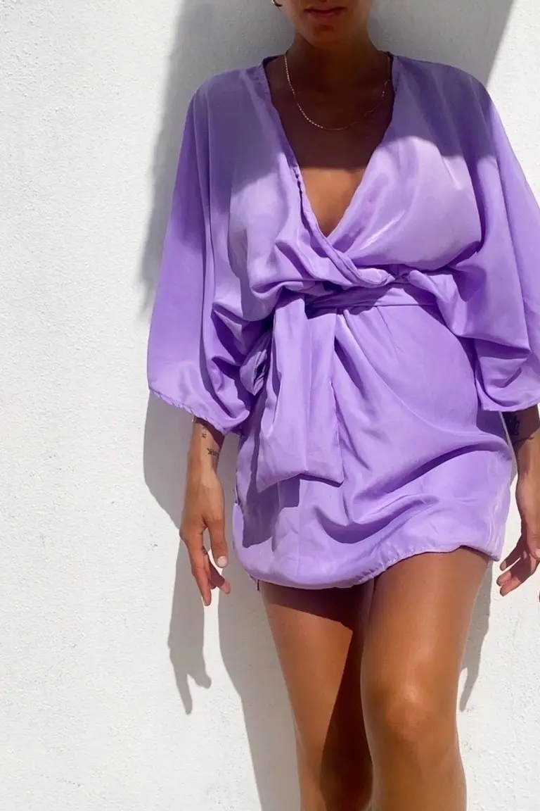 Vestido con Lazo de Flor Gagliani en Vestidos para argentina