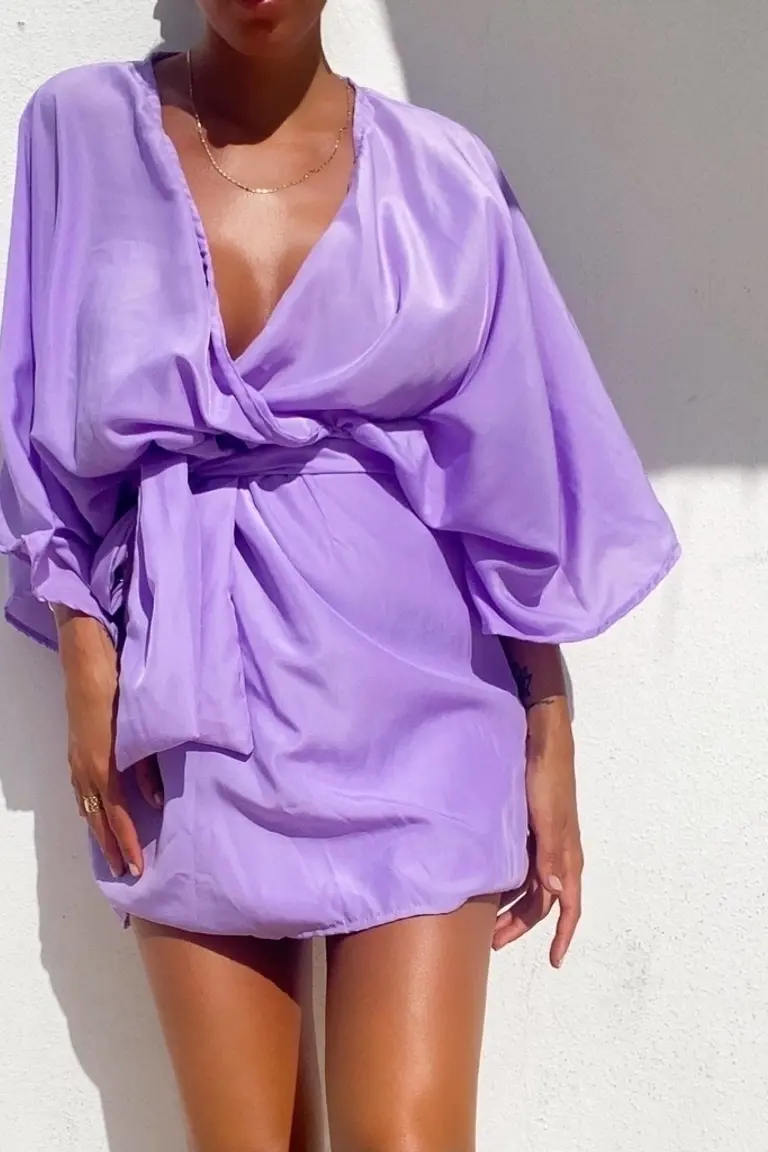 Vestido con Lazo de Flor Gagliani en Vestidos para argentina