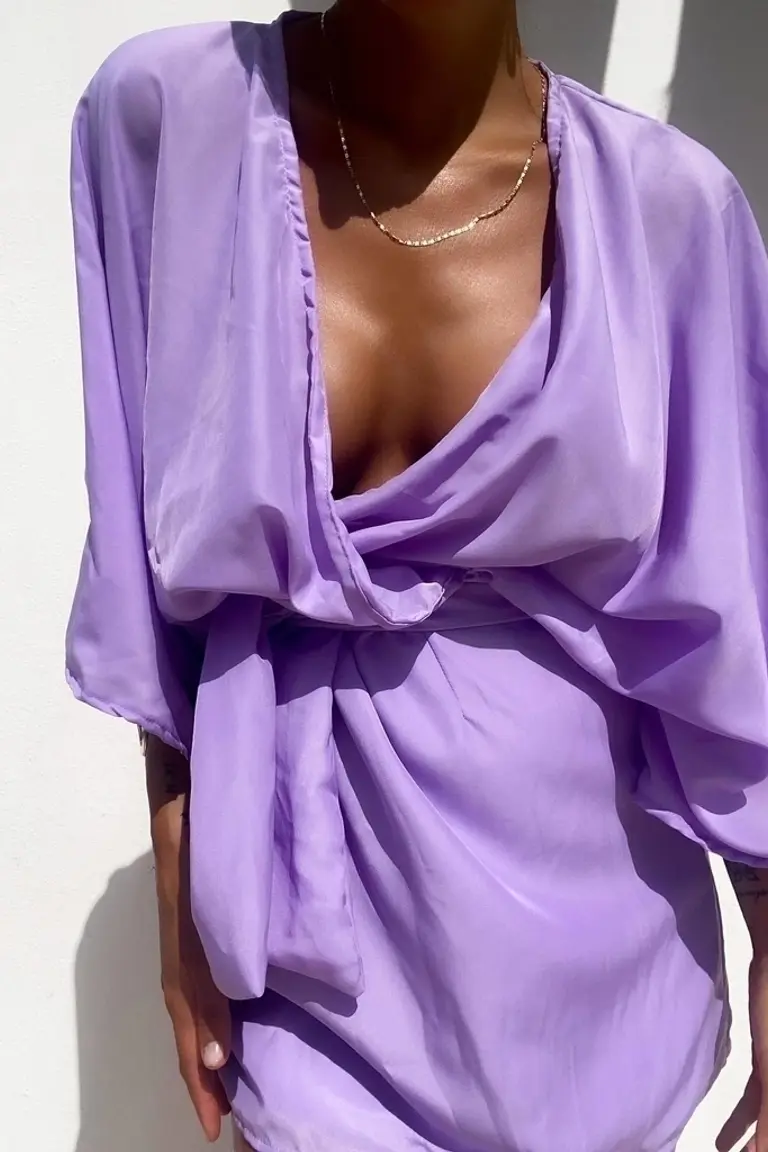 Vestido con Lazo de Flor Gagliani en Vestidos para argentina