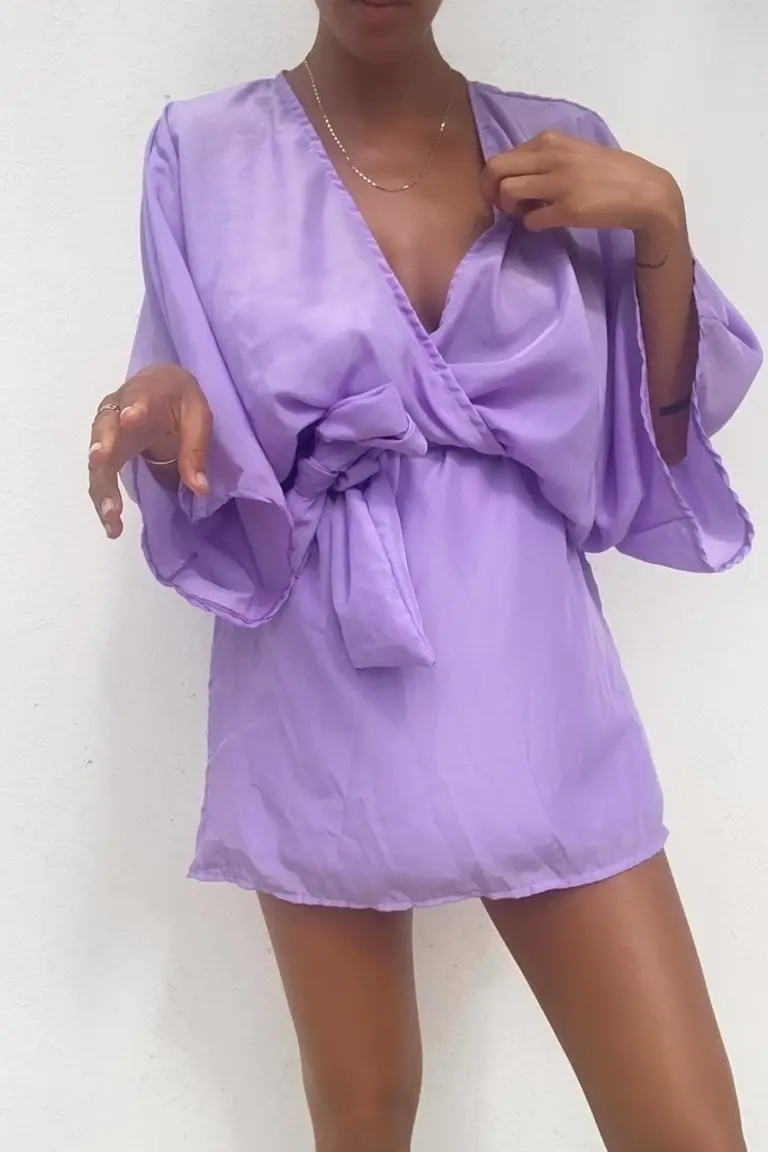 Vestido con Lazo de Flor Gagliani en Vestidos para argentina