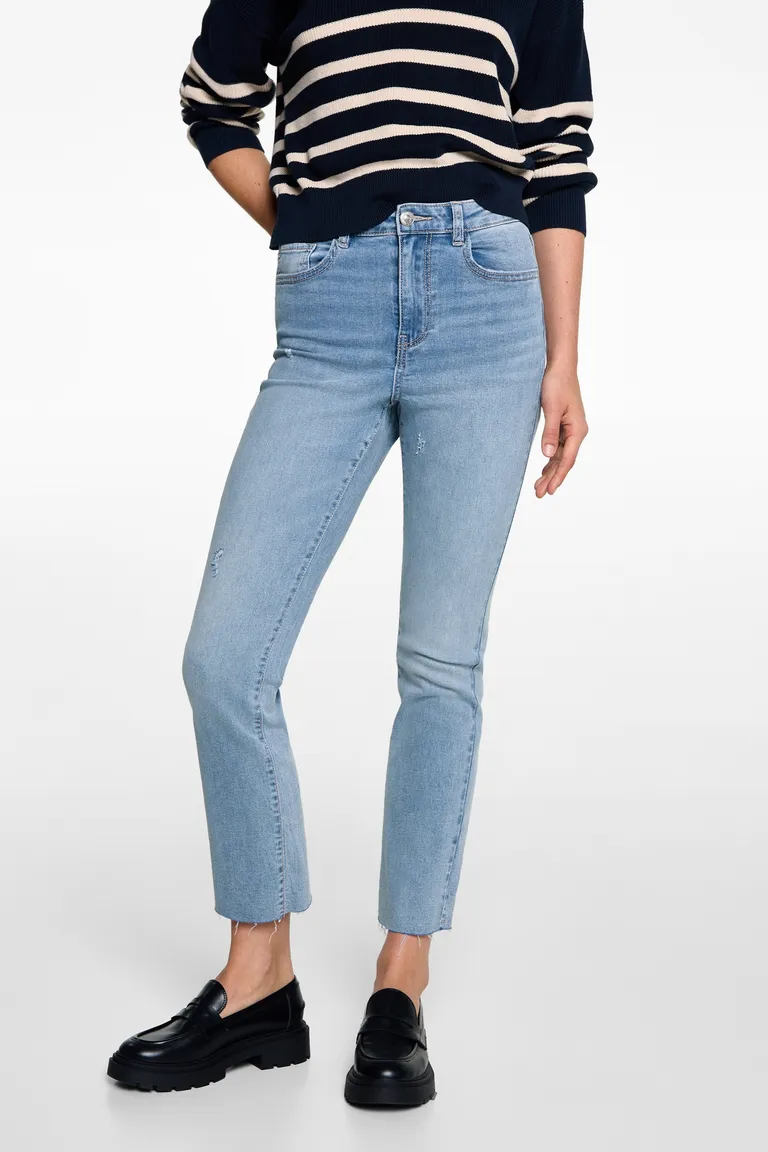 Jeans slim crop de Mango Teen en Pantalones para argentina