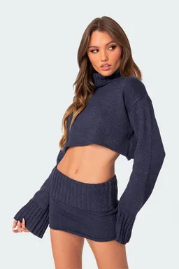 Sweater gino cuello tortuga corto de Edikted en Buzos y Sweaters para argentina
