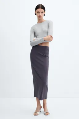 Camiseta crop manga larga de Mango en Tops para argentina