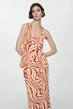 Top estampado con lazo de Mango en Tops para argentina
