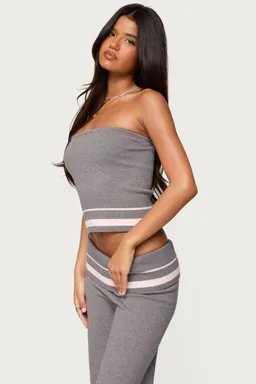 Top tejido strapless kaliya rayado de Edikted en Tops para argentina