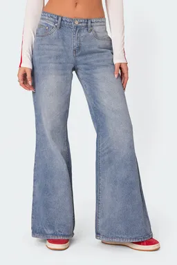 Jean pierna ancha tiro bajo de Edikted en Pantalones para argentina