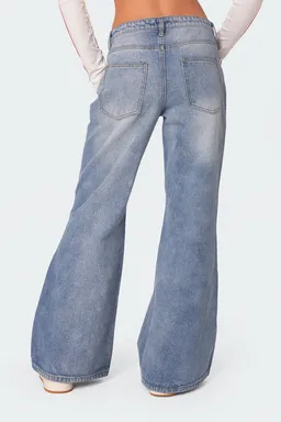 Jean pierna ancha tiro bajo de Edikted en Pantalones para argentina