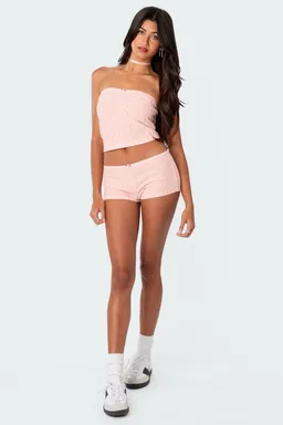 Micro shorts sweetpea pointelle de Edikted en Shorts para argentina