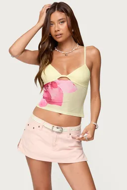 Top malla alanah floral de Edikted en Tops para argentina